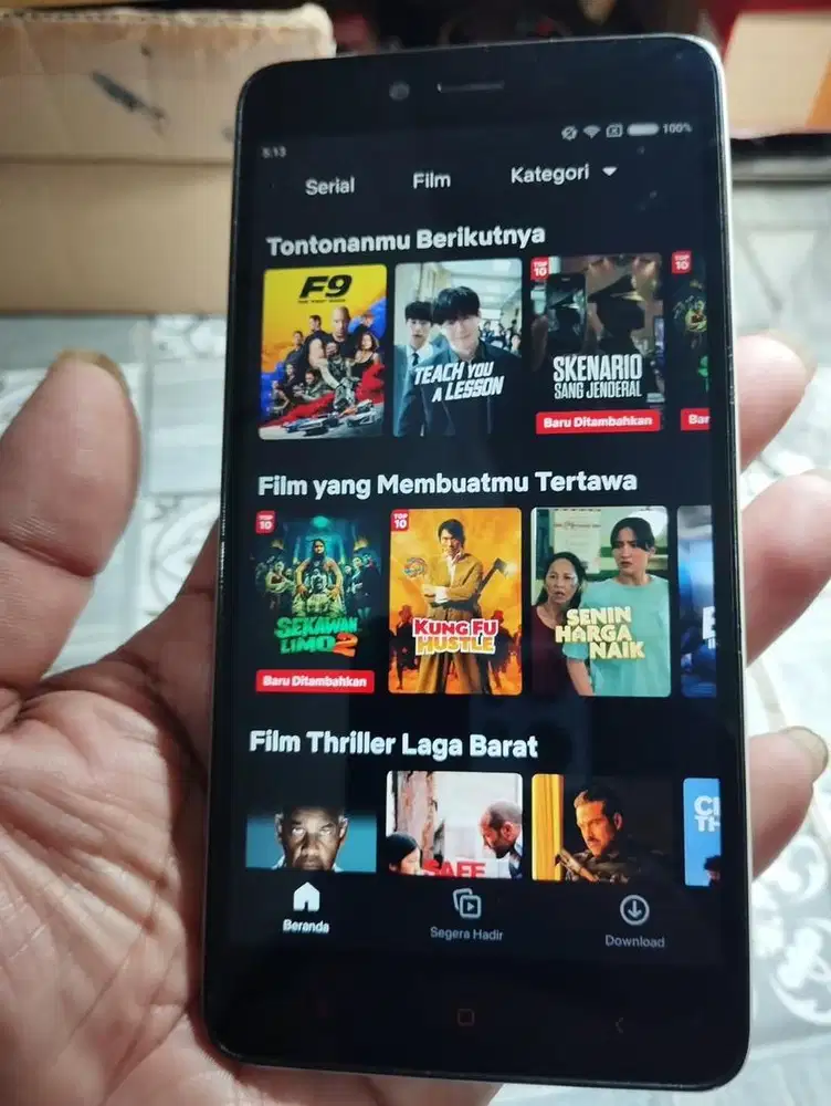 redmi note 2 4G ram 2/16 gb