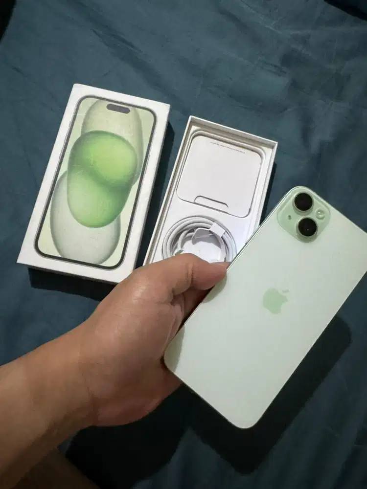 Iphone 15 plus green 256 GB inter