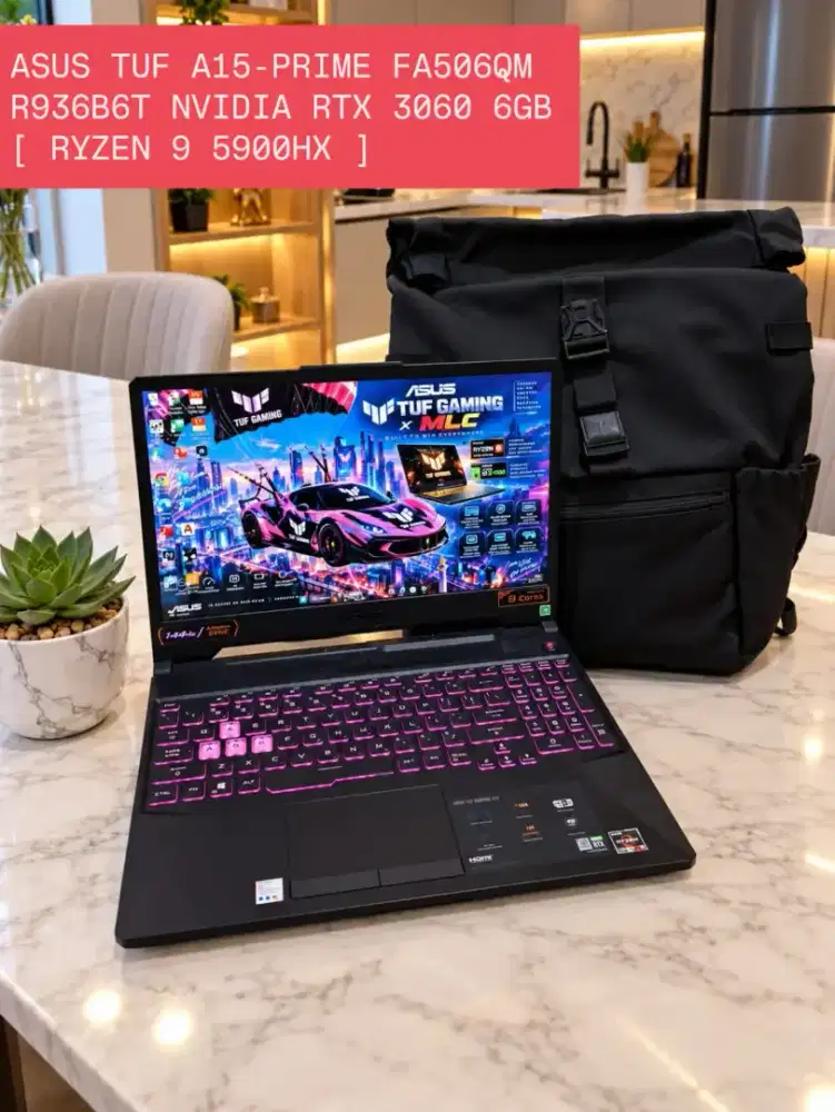 ASUS TUF A15-PRIME NVIDIA RTX 3060 6GB [ RYZEN 9 5900HX ]