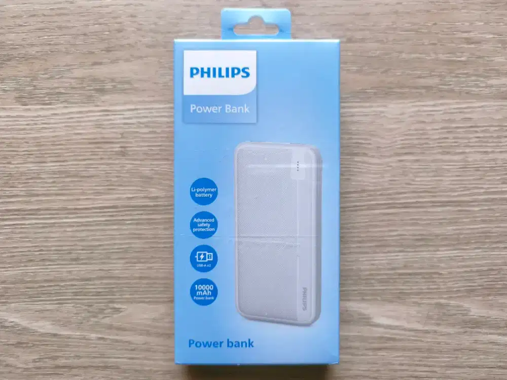 powerbank philips 10000mah garansi resmi