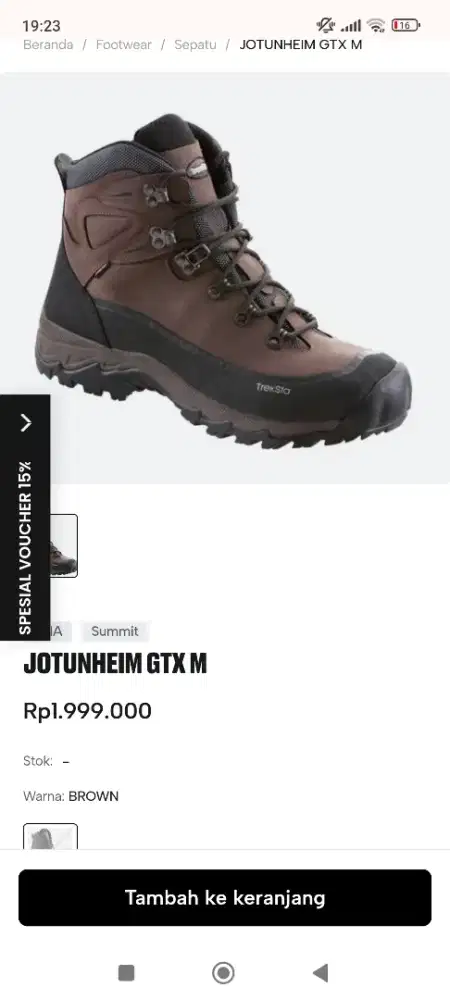 Sepatu GUNUNG/HIKING