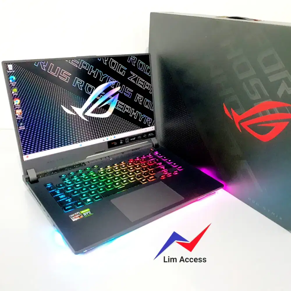 SEPERTI BARU! ROG STRIX G513RW RTX 3070Ti 16GB DDR5 Laptop Asus Gaming