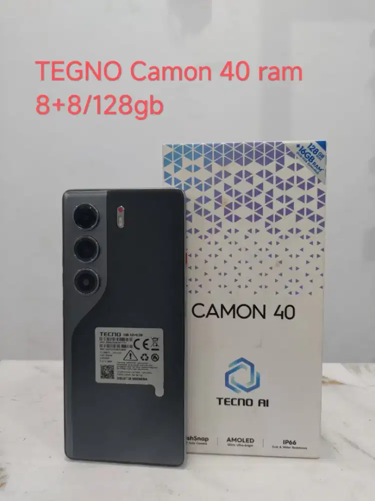 Tegno camon 40 ram 8+8/128gb