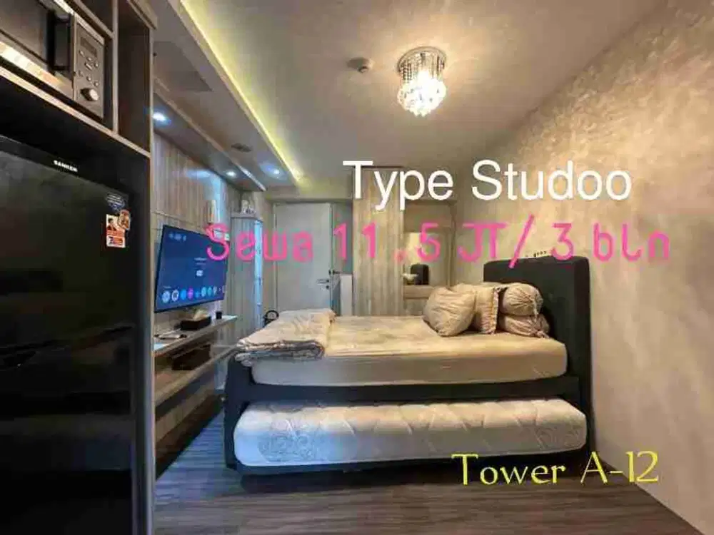 Disewa Apartemen Studio Atas Mall Lt 12 Bassura City
