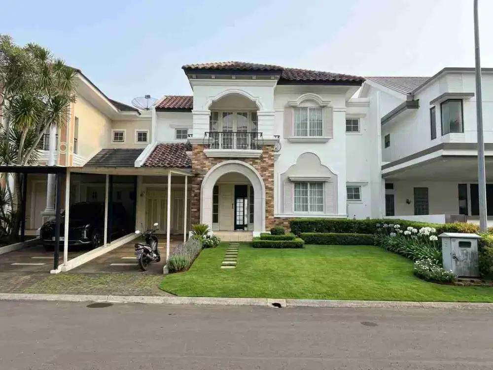 Rumah Bule Style Semi Furnished Taman Giri loka BSD city