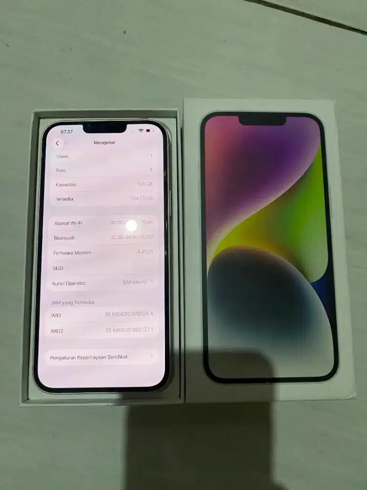 Iphone 14 plus 128 gb inter wifi only orian