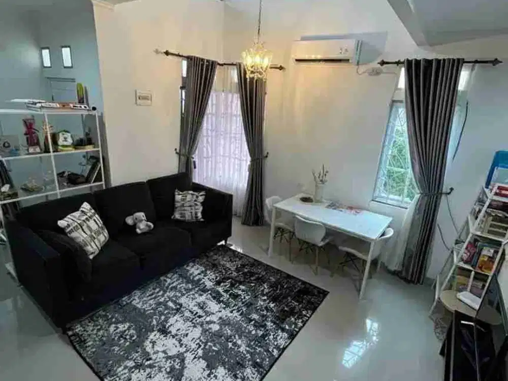 Dijual rumah dua lantai hoek di limo cinere, dekat pintu tol limo utama