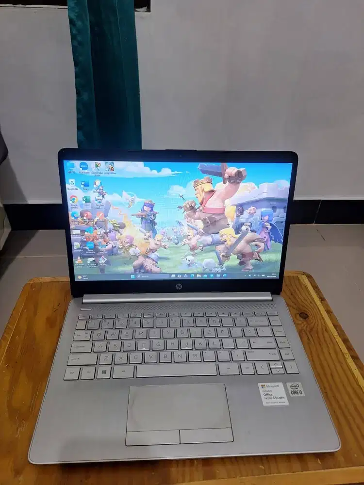 HP 14s Core i3 Gen 10 RAM 4GB SSD 256GB Normal Siap Pakai