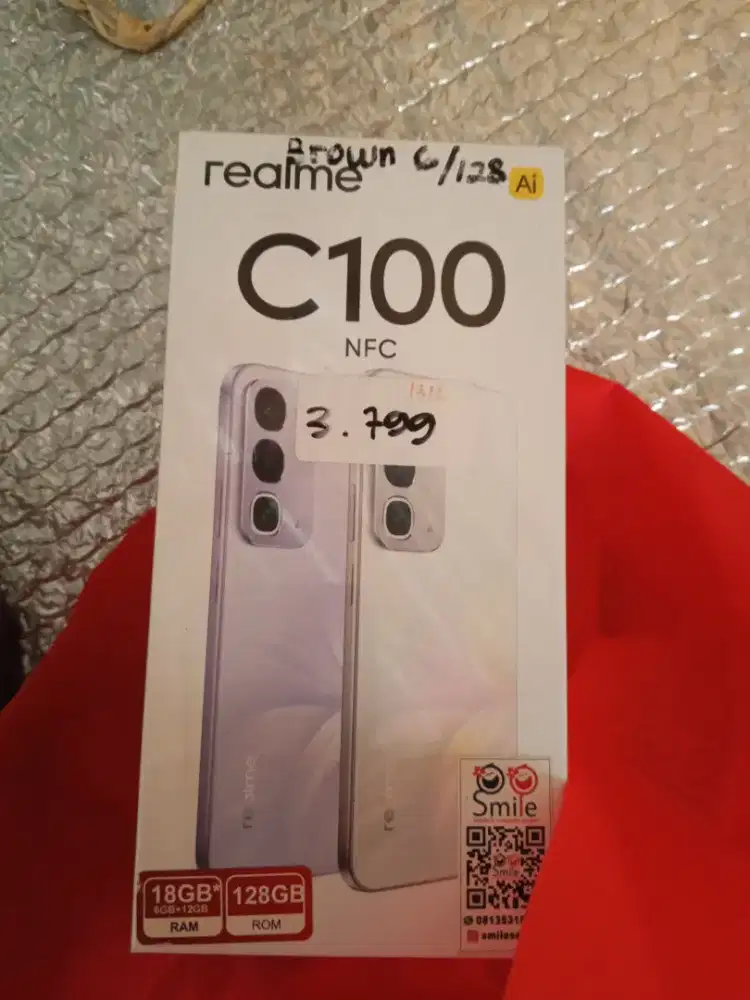Realme c100 mulus 2 bulan pemakaian