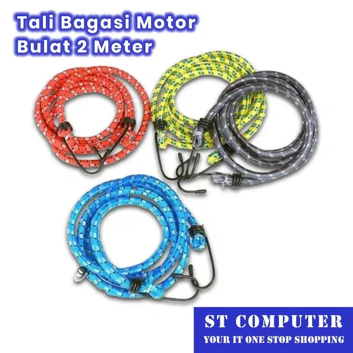 Tali Bagasi Motor Bulat 2 Meter