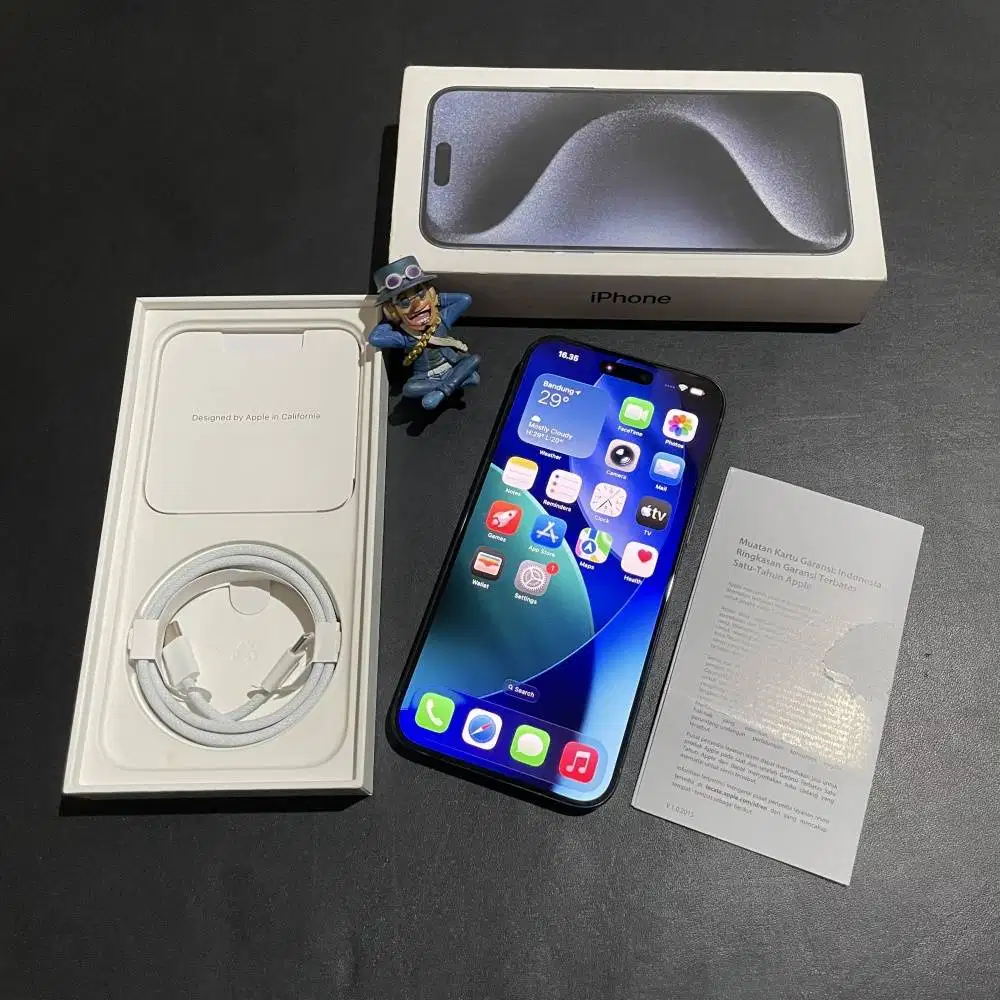 iPhone 15 Pro Max 256gb iBox Blue Titanium Fullset Original