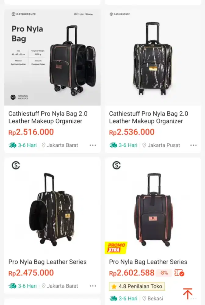 Koper Make-up MUA Pro Cathiestuff Nyla Bag