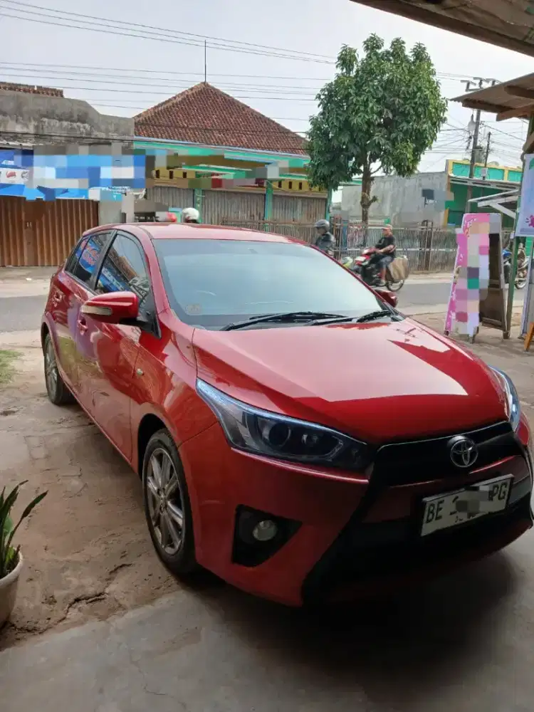 TOYOTA YARIS G 2014 Merah Muluss Satset