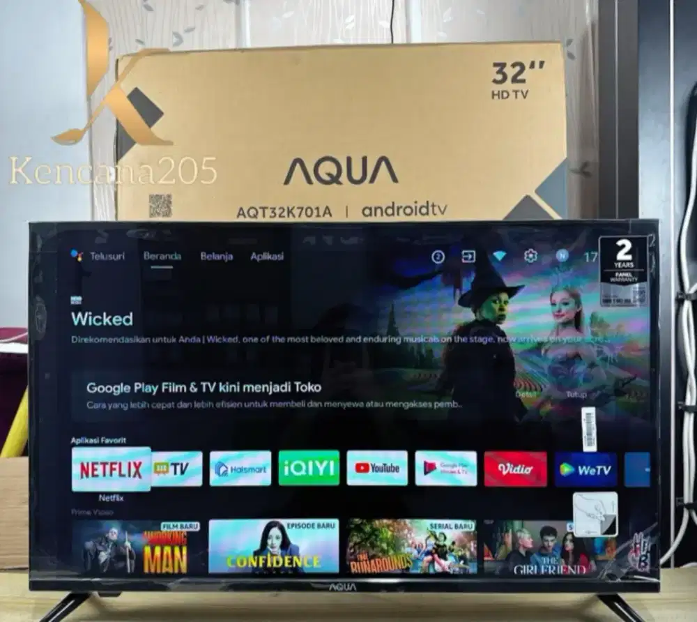 Tv led32in jual butuh