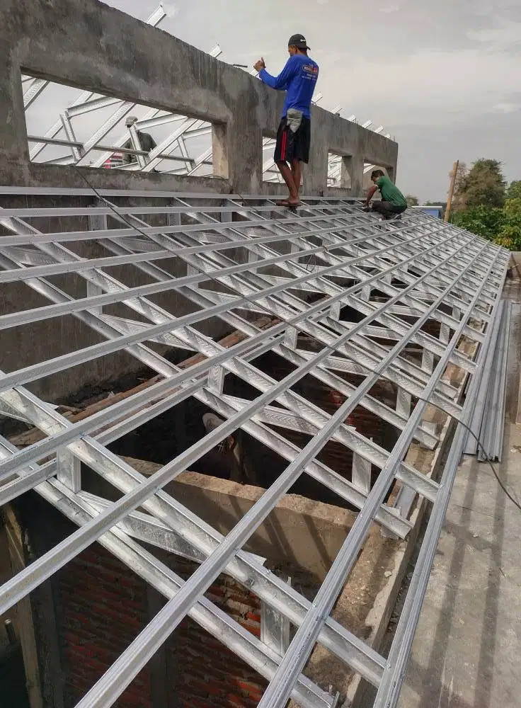Pasang Baja Ringan Paling MURAH Utk Bongkar Renovasi Atap Lapuk