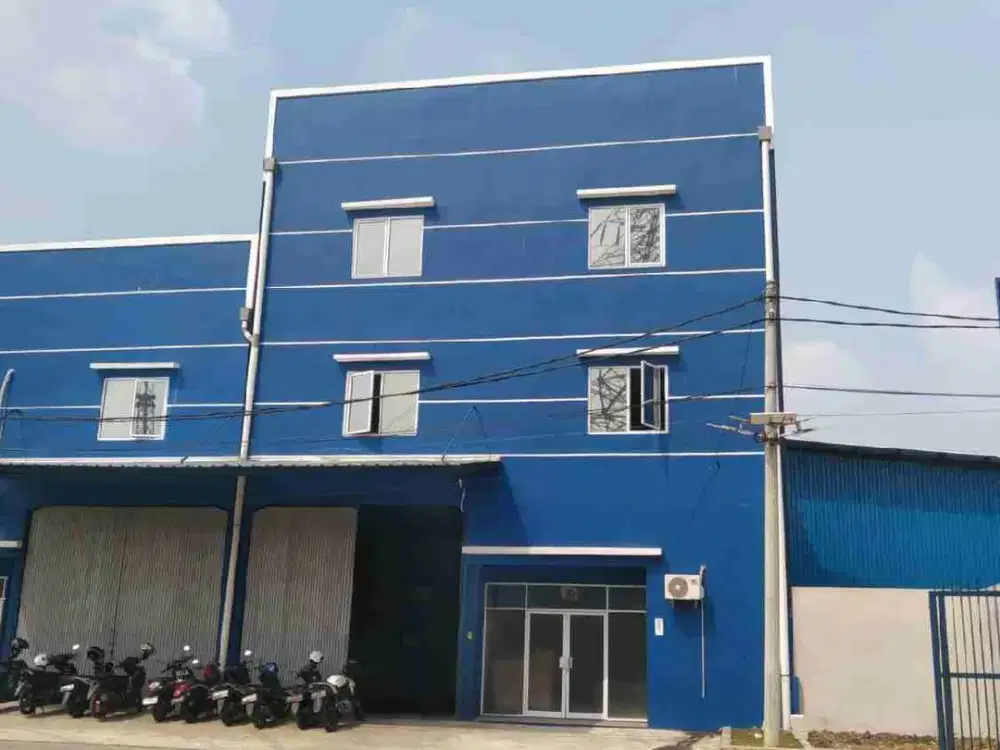 Dijual/Disewakan Gudang Biznet Pasarkemis Tangerang 748m² Akses Kontainer 40ft PBG