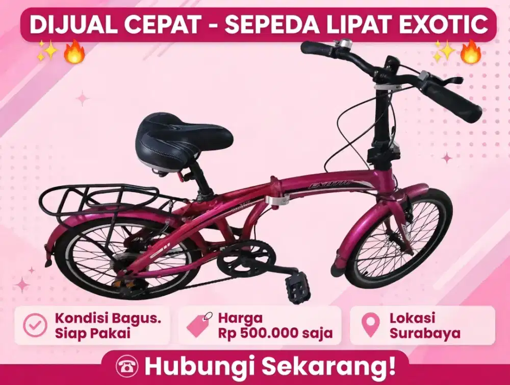 Sepeda lipat exotic