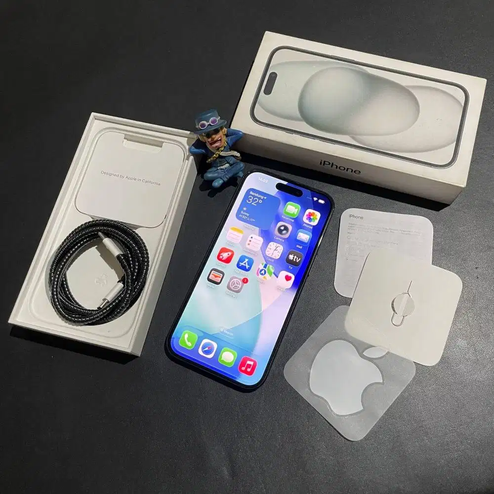 iPhone 15 128gb iBox Black Fullset Original