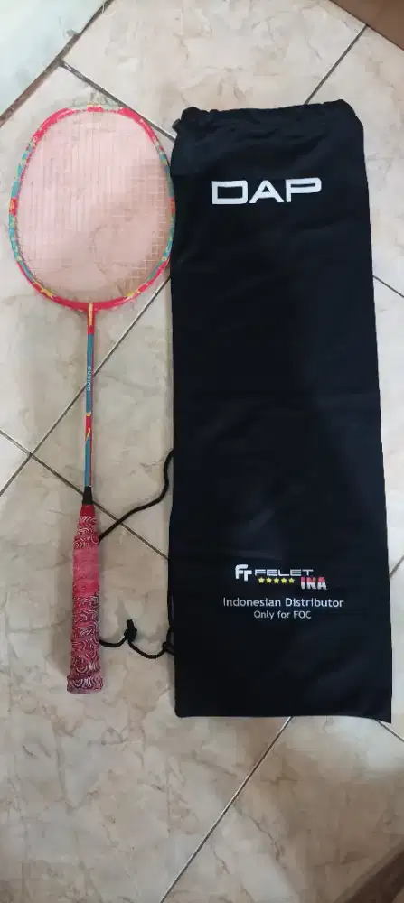 RAKET BADMINTON FELET KURINA 35 LBS ORIGINAL + TAS