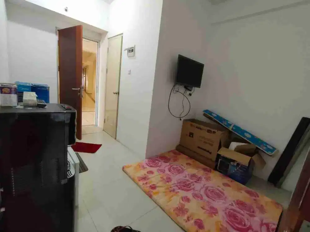 GUNAWANGSA TIDAR TERMURAH ‼ Apartemen 1 BR Ada Ruang Tamu Lantai 8 Pusat Kota Surabaya