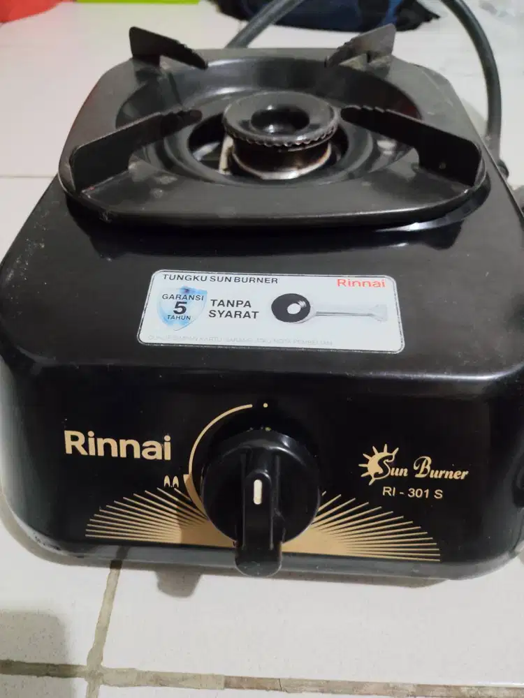 Kompor Rinai + selang regulator + tabung gas