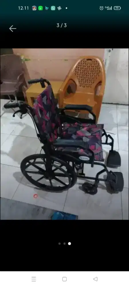 di jual cepat kursi roda revling