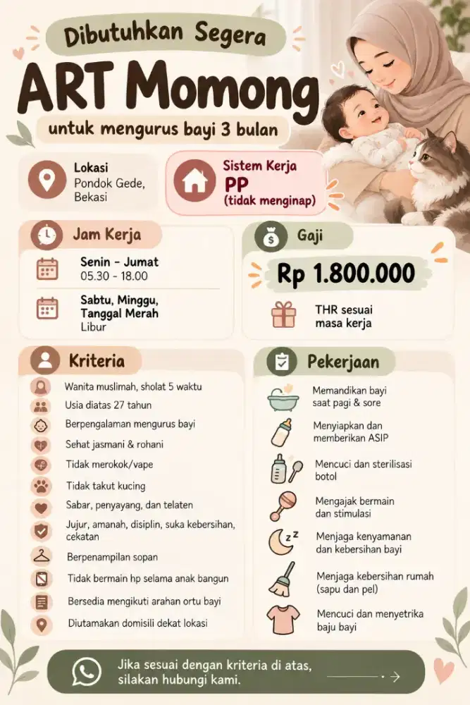 Dibutuhkan ART Momong