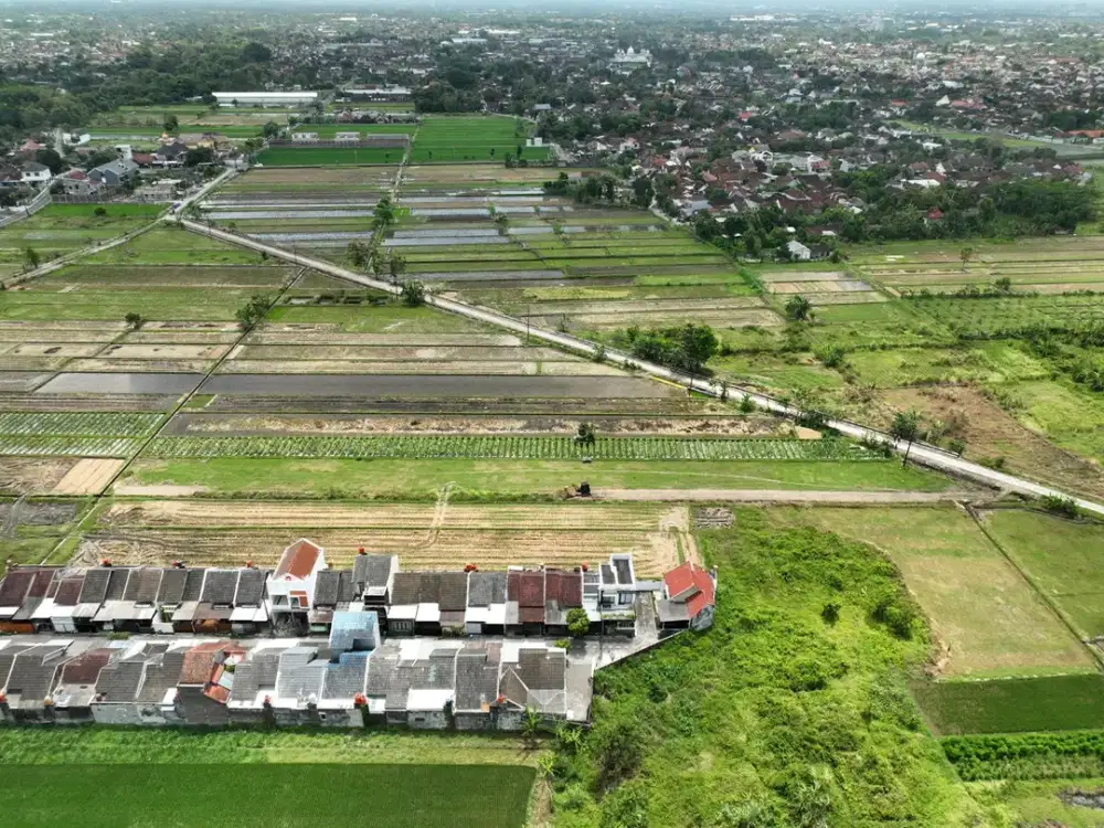 Tanah SHM Asri Godean, Cocok untuk Rumah atau Villa View Sawah