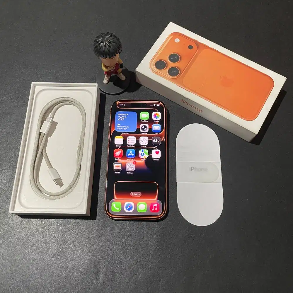 iPhone 17 Pro 256gb Cosmic Orange Garansi iBox Aktif Fullset Original