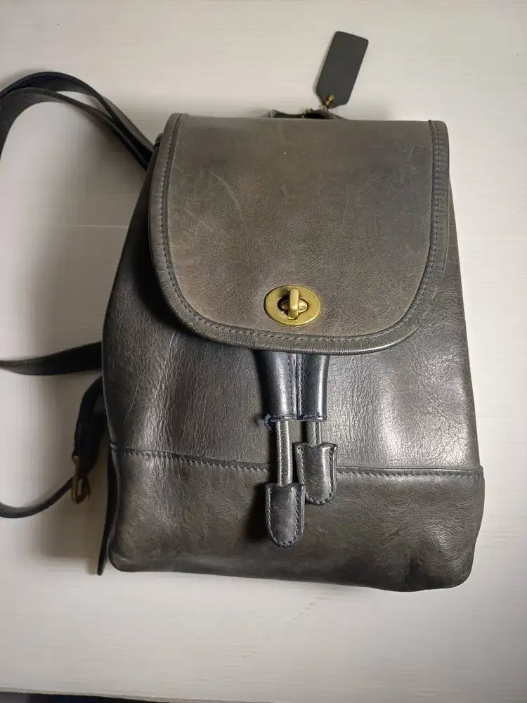 Tas Ransel Kulit Vintage Coach 9960