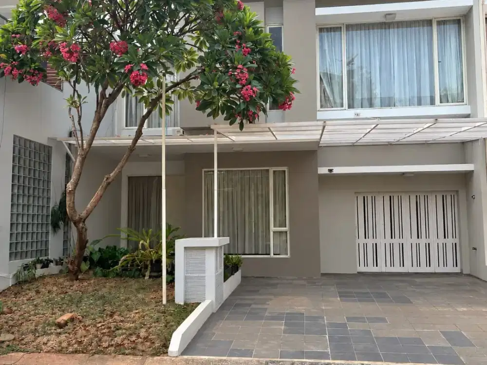 DIJUAL RUMAH BAGUS SIAP HUNI DALAM CLUSTER KEBAYORAN BINTARO JAYA