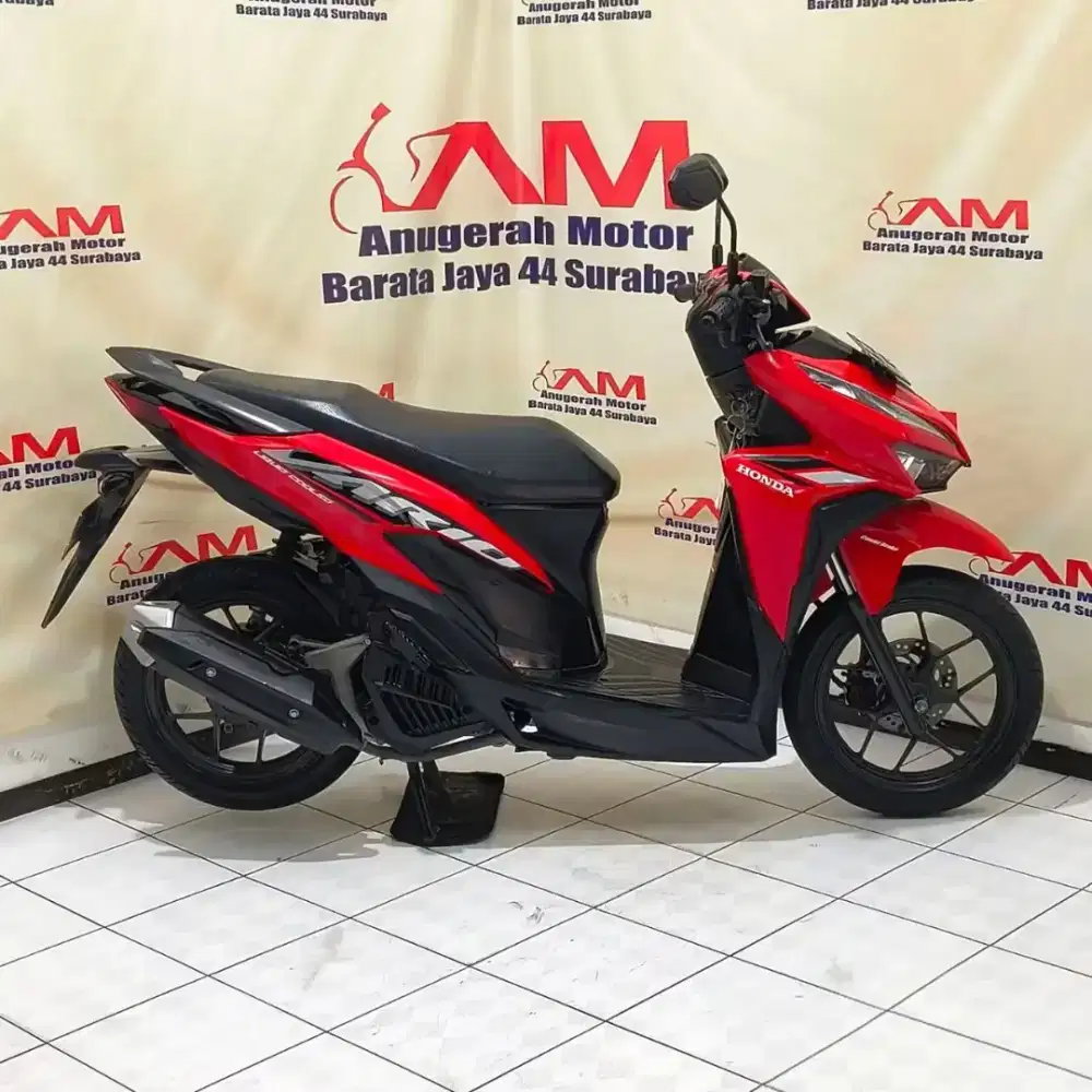 Ready Honda Vario 125 CBS Tahun 2022 warna merah glossy