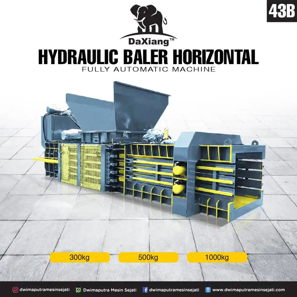 Hydraulic Baler Horizontal Fully Automatic