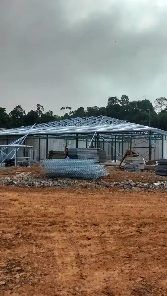Jasa pemasangan rangka atap baja ringan