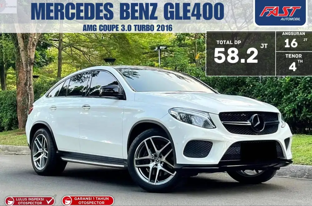 DP 58,2JT LOW KM.54RB MERCEDES BENZ GLE 400 AMG COUPE 2016 PANORAMIC