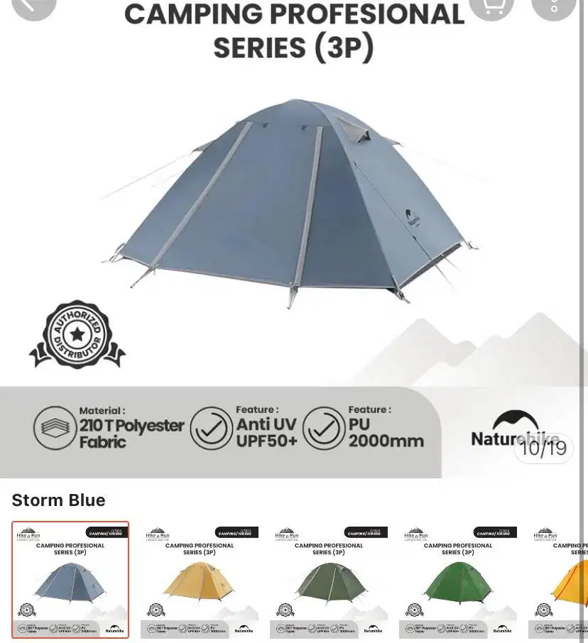 TENDA GUNUNG NATURE HIKE, SEPATU GUNUNG EIGER