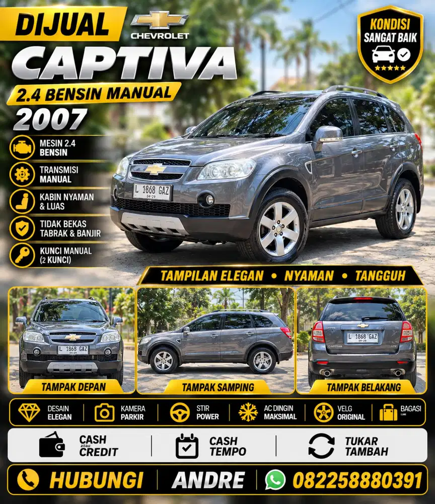 Chevrolet Captiva 2.4 L Bensin Manual 2007