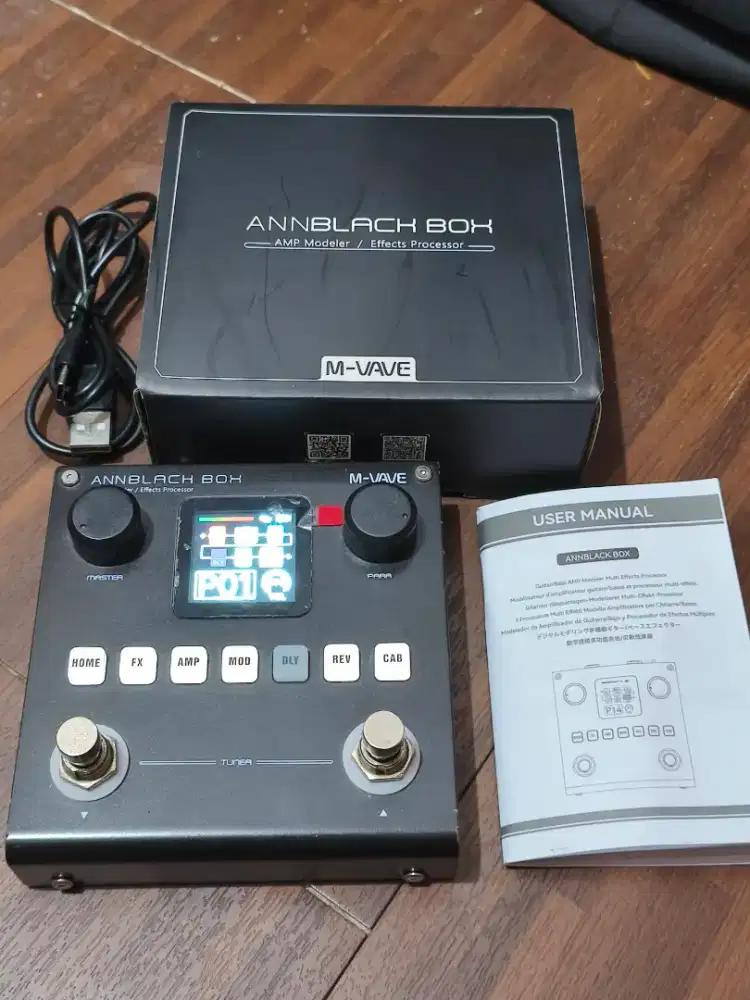 Efek gitar MVAVE Annblackbox