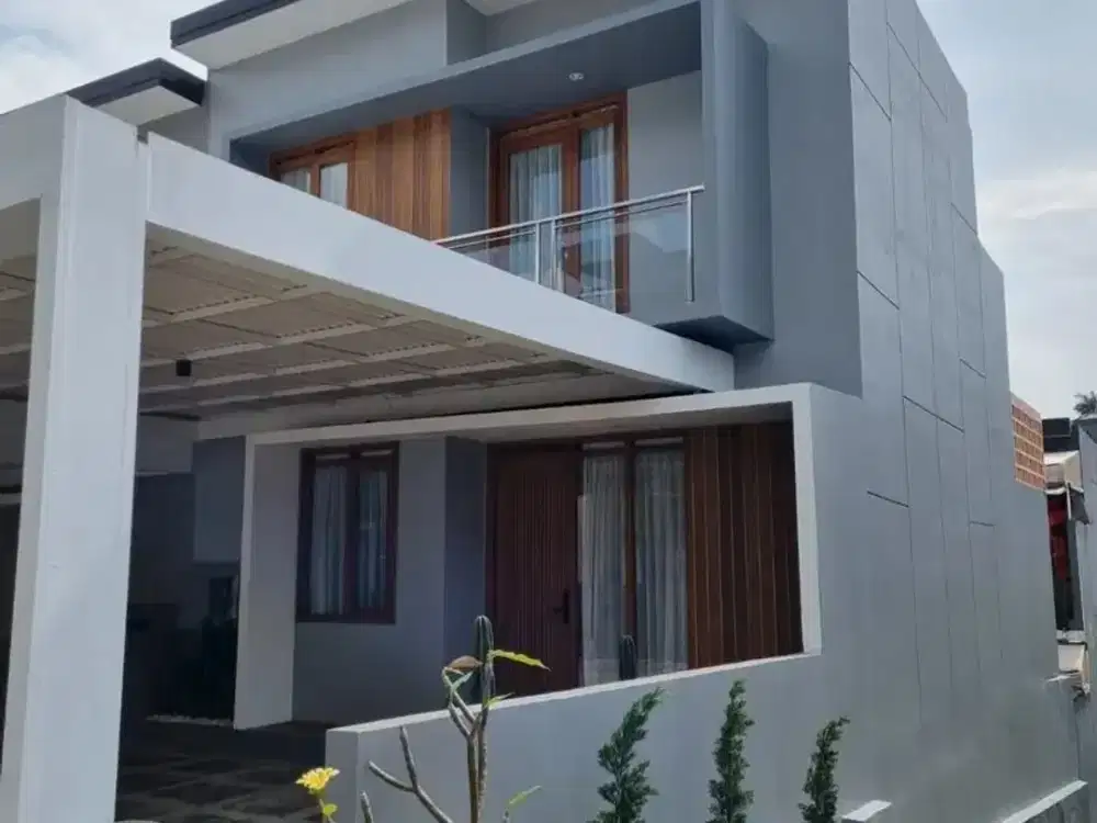 DISEWAKAN RUMAH BARU RENOVASI DI CLUSTER BALI GARDEN AWILIGAR CIKUTRA CIBEUNYING KALER BANDUNG UTARA
