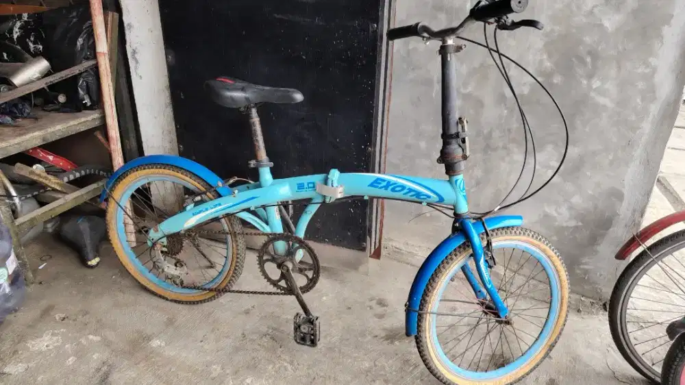 dijual sepeda lipat exotik 20 in