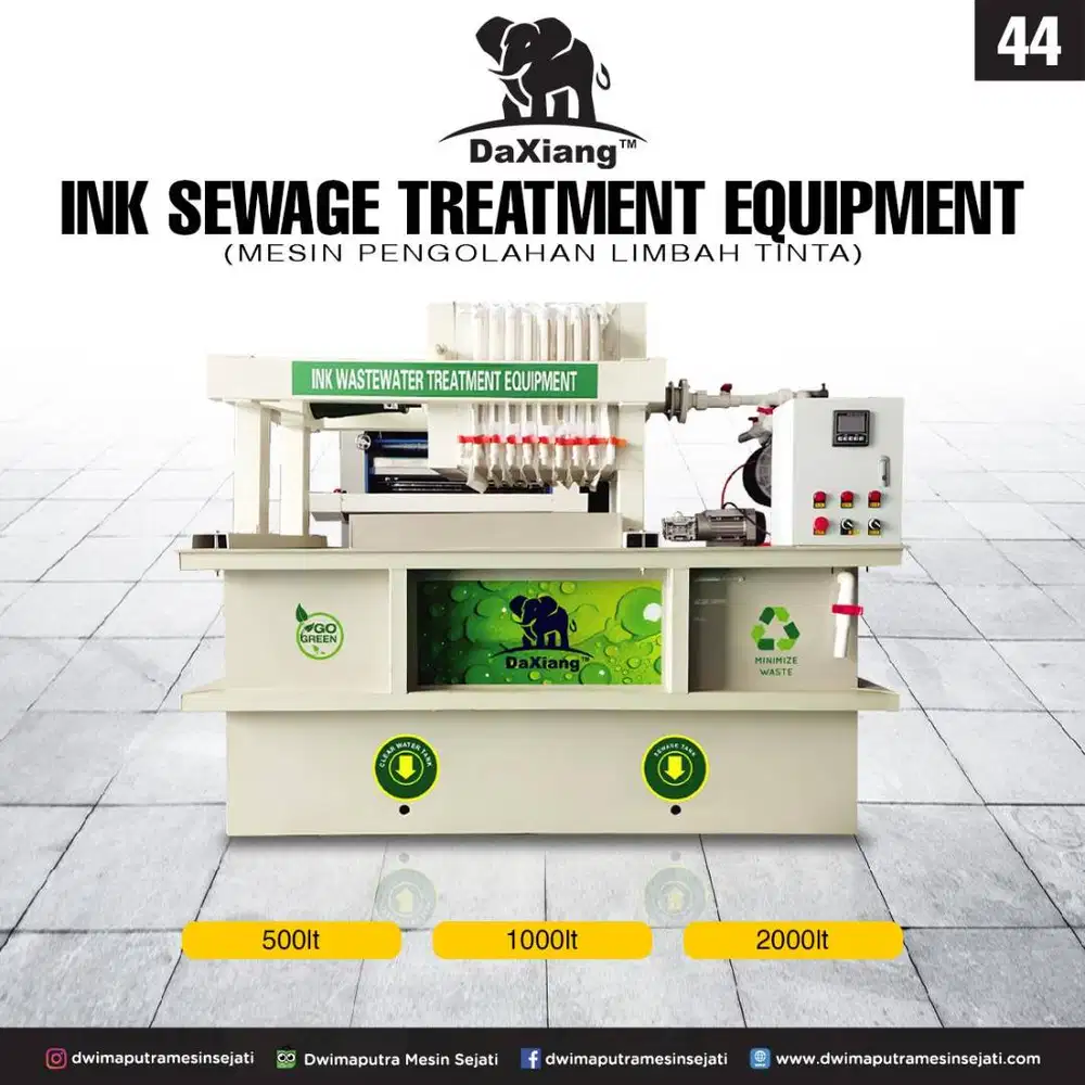 Ink Sewage Treatment Equipment / Mesin Pengolahan Limbah Tinta