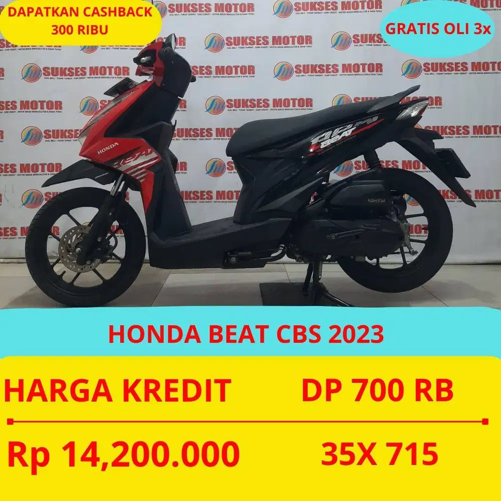 HONDA BEAT CBS 2023 DP MURAH 700 RIBU GUYSS
