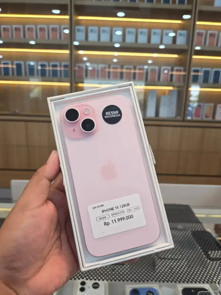 IPHONE 15 128GB RESMI BH 100% TENOR HINGGA 12 BULAN