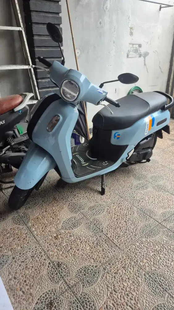 Yamaha Fazzio Hybrid Keyless 2025 Greenish Grey.