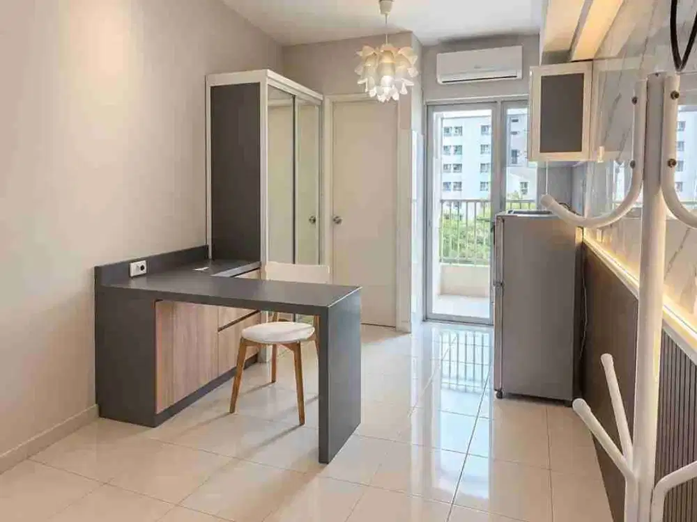 Apartemen Studio Educity Furnish Baru dan Bagus