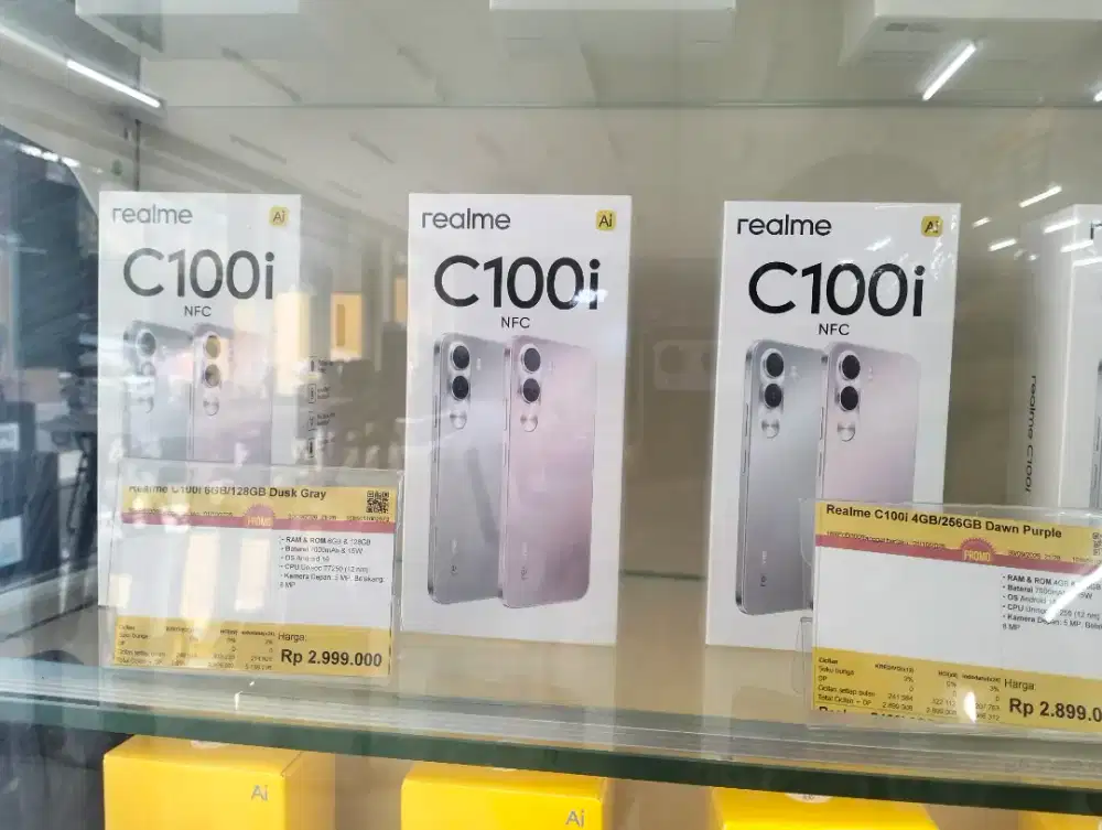 Realme C100i 6/128 Dusk Gray Kredit tanpa dp