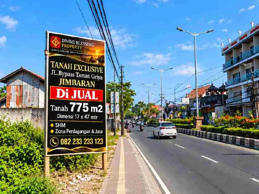 Tanah Komersial Jl Bypass Jimbaran Taman Griya