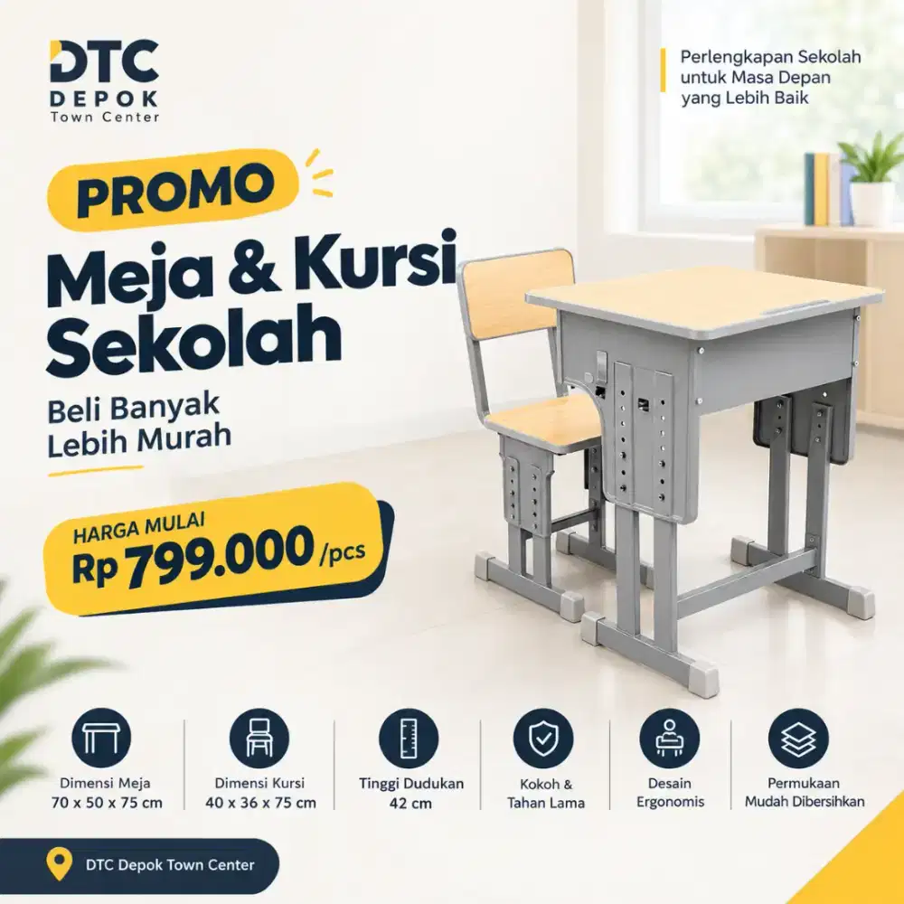 Set Kursi Sekolah Murah Beli Bannyak Harga Murah