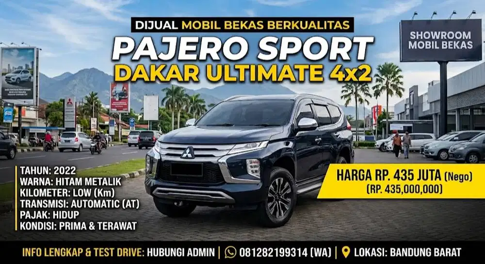 Pajero Sport 2022 Ultimate Dakar 4x2