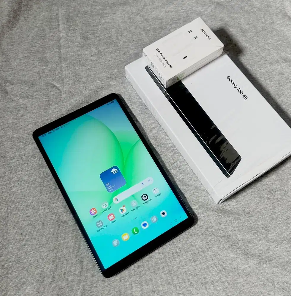 Tablet Samsung Galaxy Tab A11 4G LTE 4/64GB Mulus Lengkap